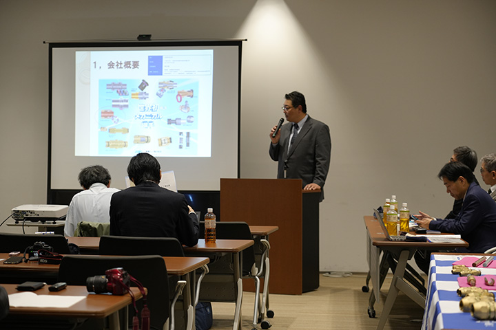空調配管（冷媒配管）用継手のプレス発表風景その3